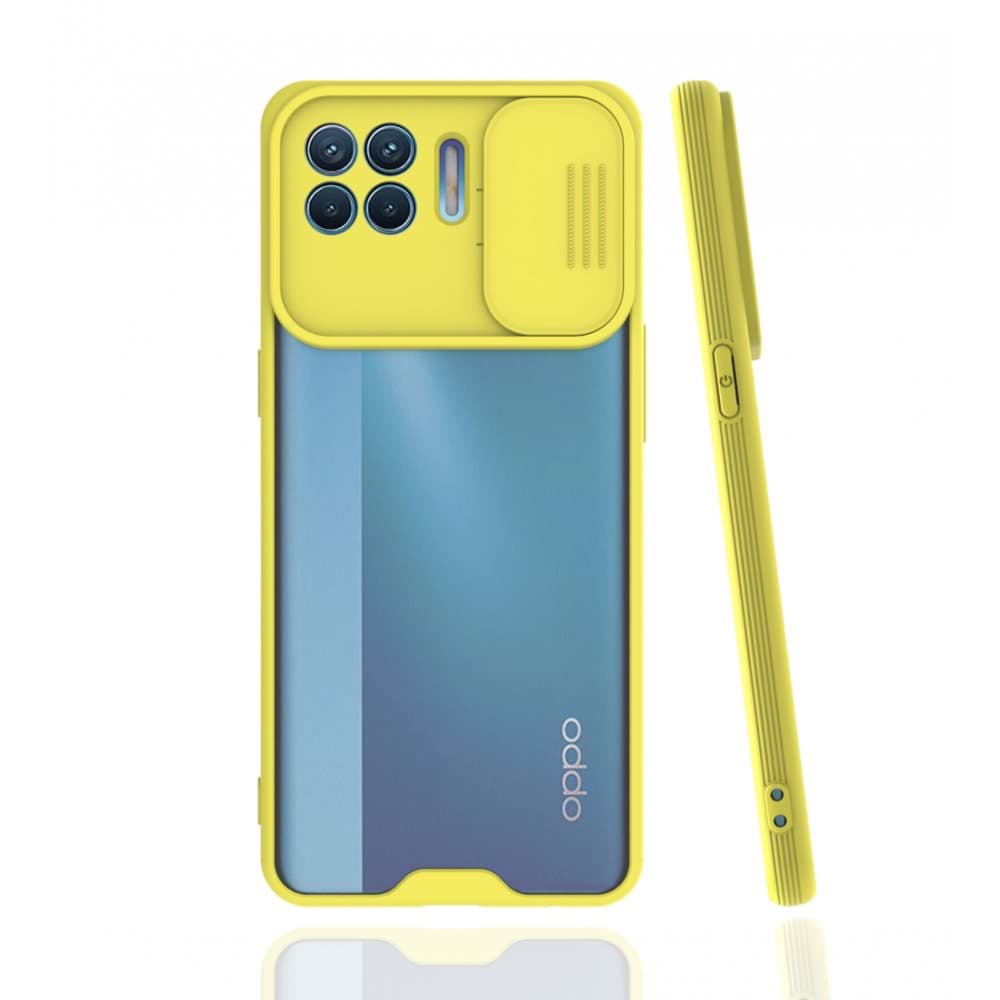 Oppo Reno 4 Lite Kılıf Platin Kamera Koruma Silikon resmi