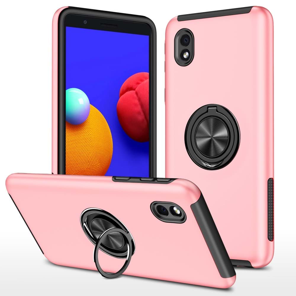 Samsung Galaxy A01 Core Kılıf Elit Yüzüklü Kapak resmi