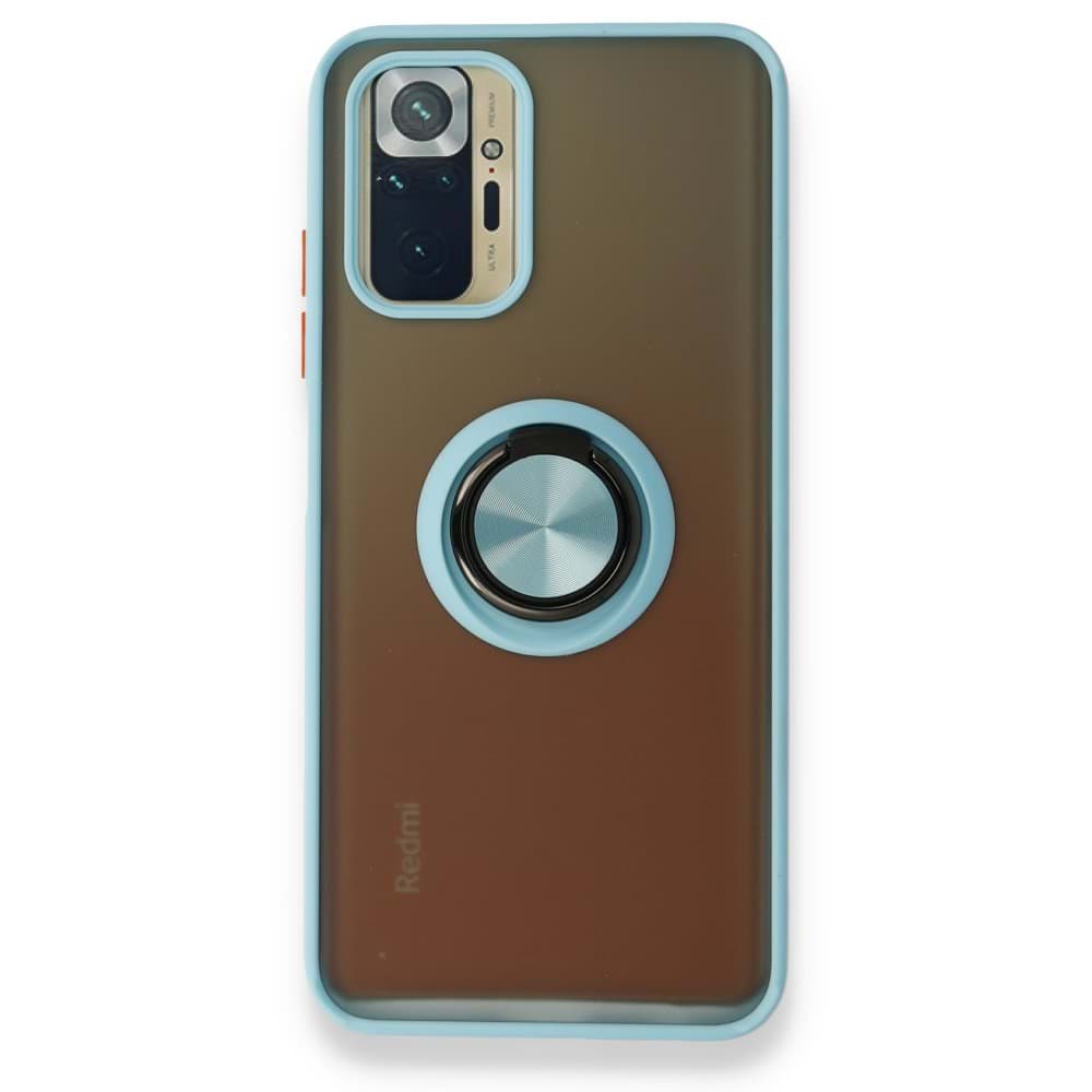 Xiaomi Redmi Note 10S Kılıf Montreal Yüzüklü Silikon Kapak resmi