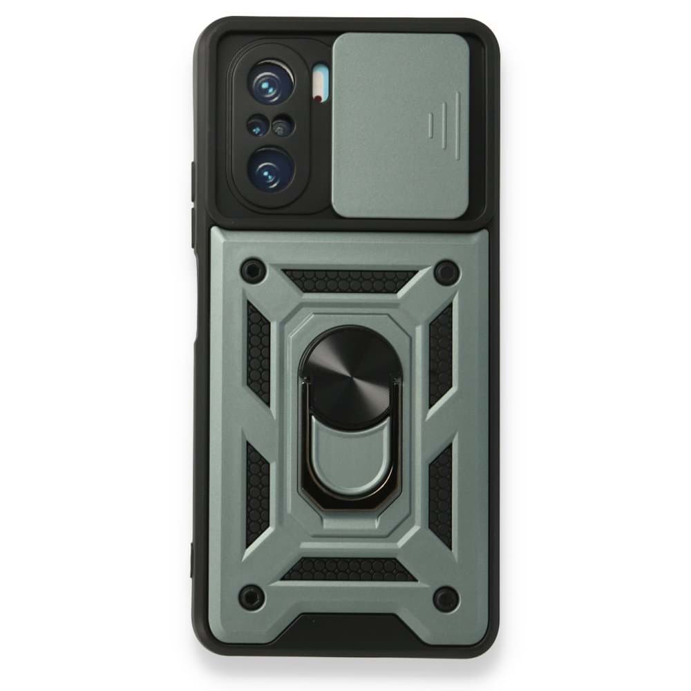 Picture of Xiaomi Redmi K40 Kılıf Pars Lens Yüzüklü Silikon