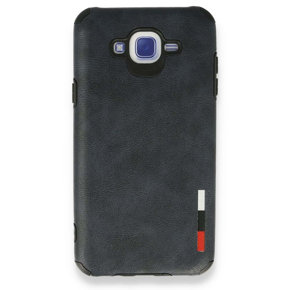 Samsung Galaxy J7 Kılıf Loop Deri Silikon resmi