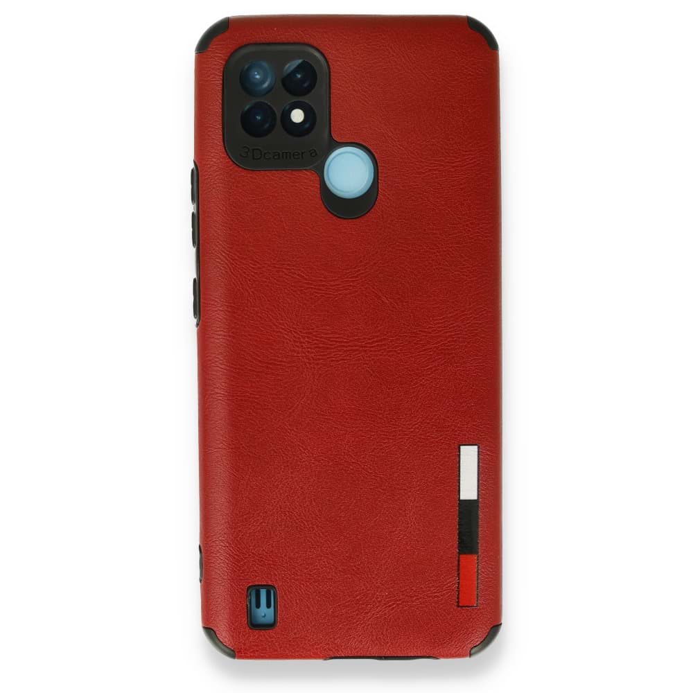 Realme C21 Kılıf Loop Deri Silikon resmi