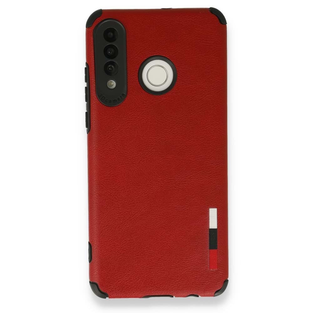 Huawei P30 Lite Kılıf Loop Deri Silikon resmi