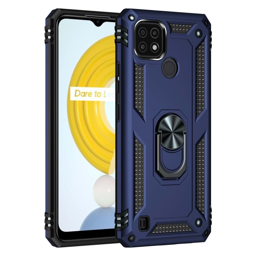 Realme C21 Kılıf Sofya Yüzüklü Silikon Kapak resmi