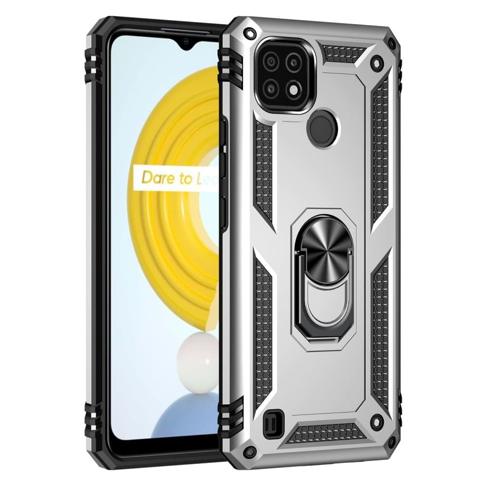 Realme C21 Kılıf Sofya Yüzüklü Silikon Kapak resmi