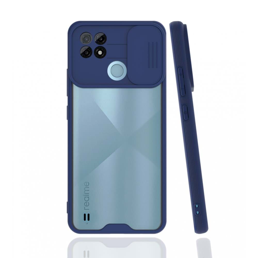 Realme C21 Kılıf Platin Kamera Koruma Silikon resmi