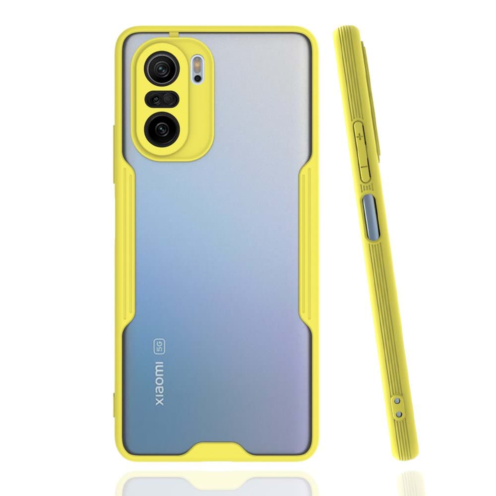 Xiaomi Poco F3 Kılıf Platin Silikon resmi