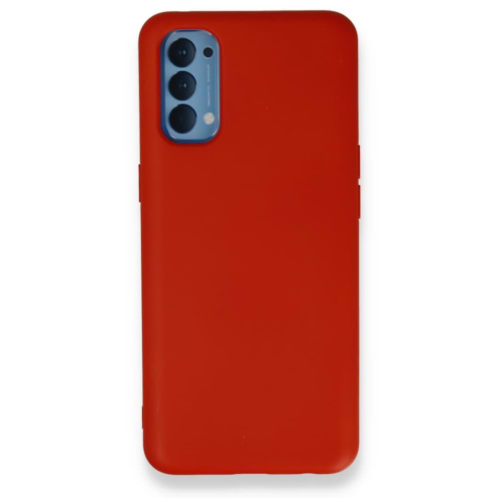 Oppo Reno 4 Kılıf Nano içi Kadife  Silikon resmi