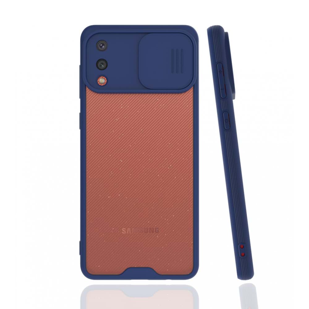 Samsung Galaxy A02 Kılıf Platin Kamera Koruma Silikon resmi