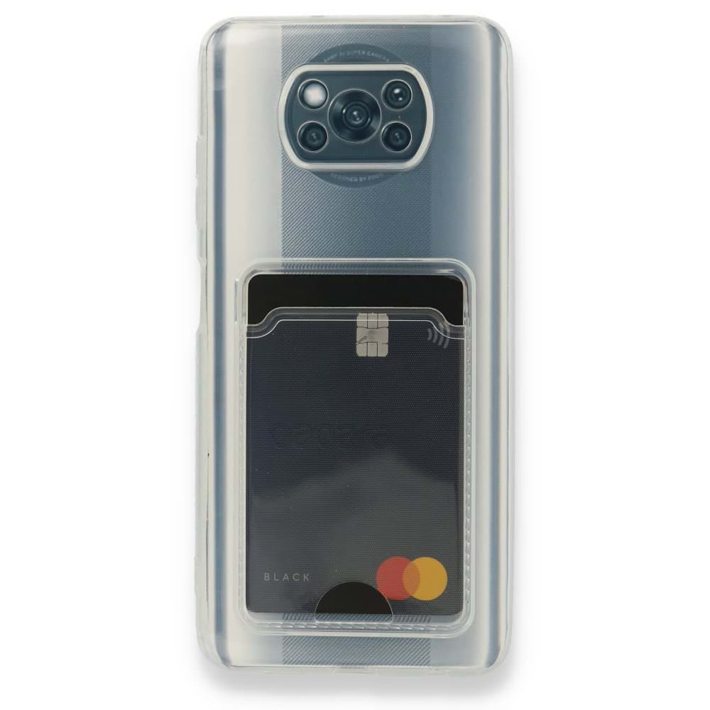 Xiaomi Pocophone X3 Pro Kılıf Kart  Silikon resmi