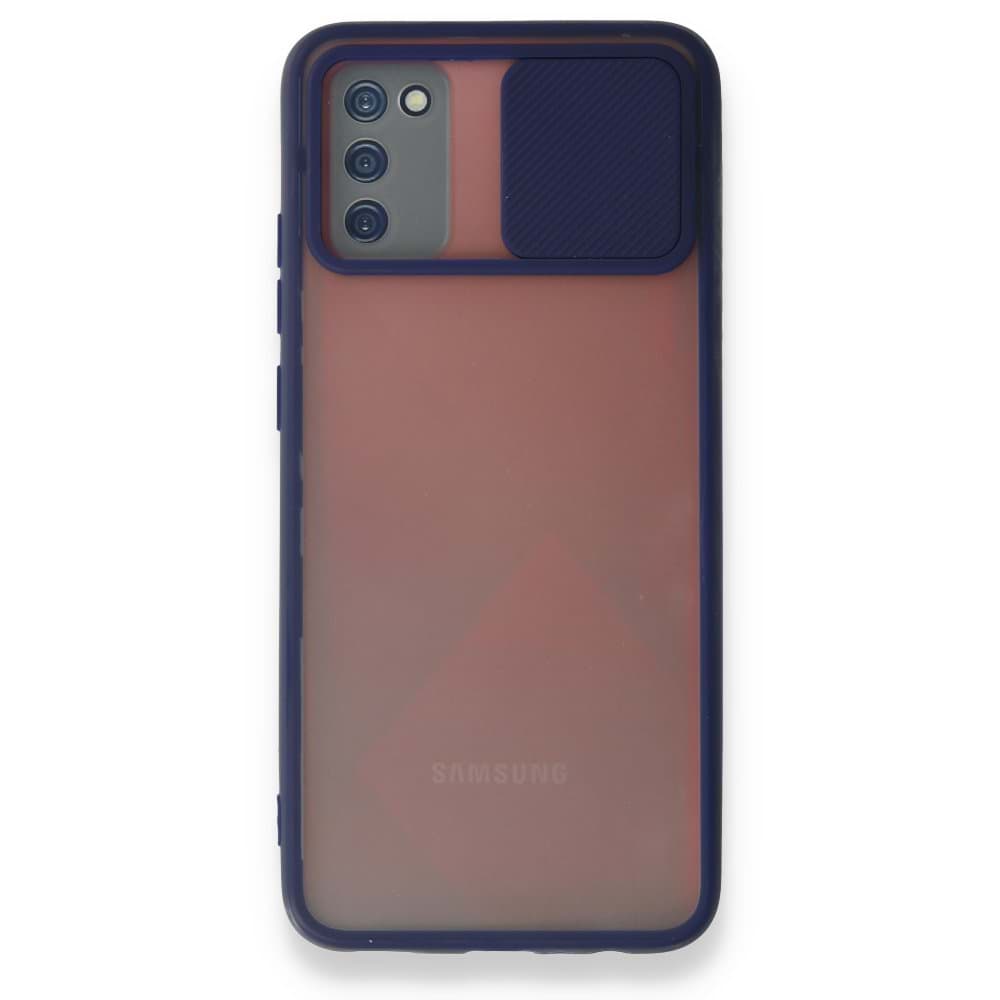 Samsung Galaxy A03S Kılıf Palm Buzlu Kamera Sürgülü Silikon resmi