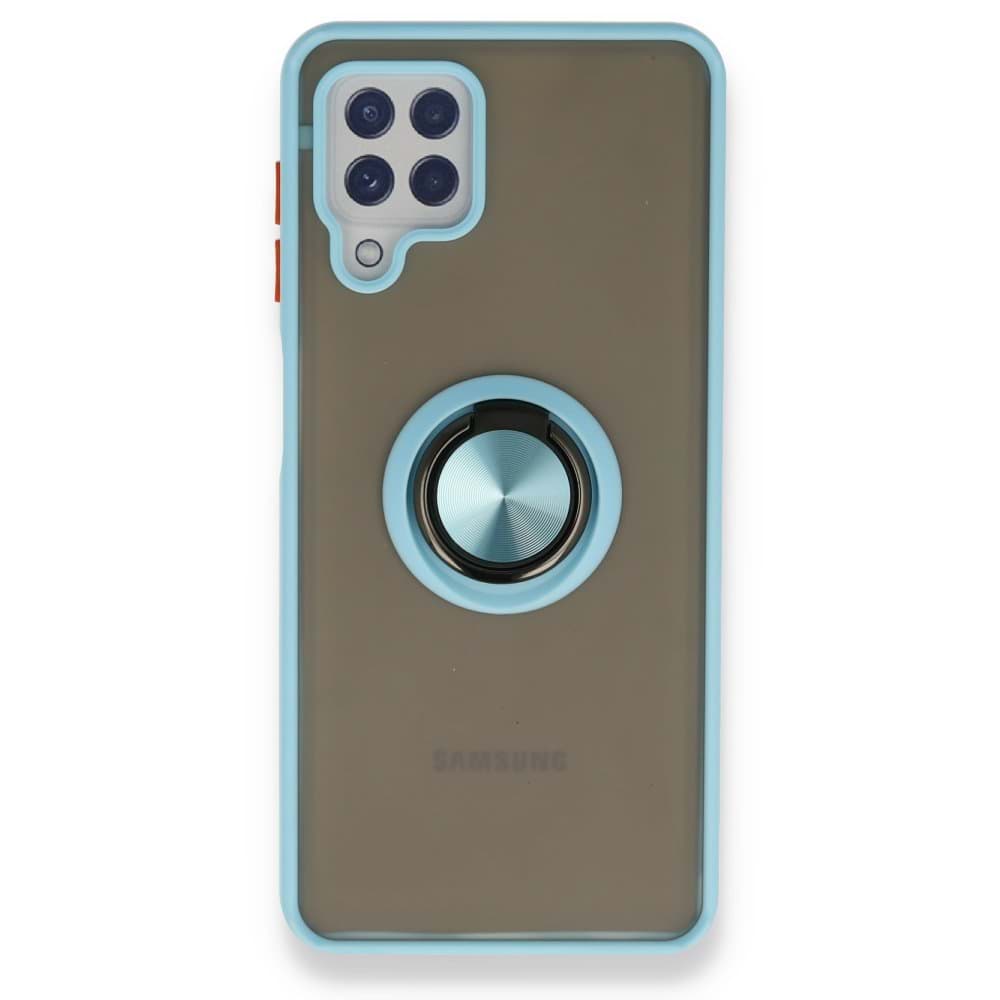 Samsung Galaxy M32 Kılıf Montreal Yüzüklü Silikon Kapak resmi