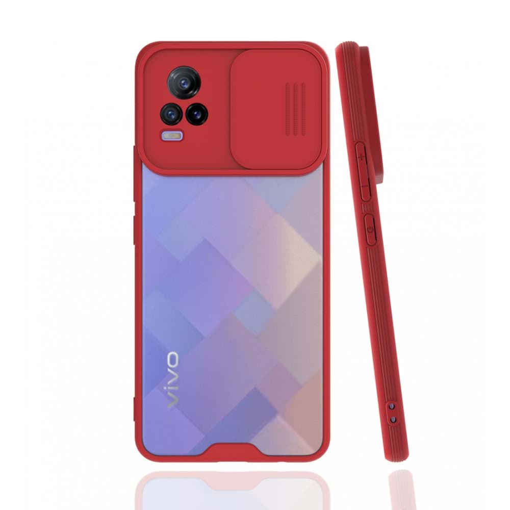 Vivo V21e Kılıf Platin Kamera Koruma Silikon resmi