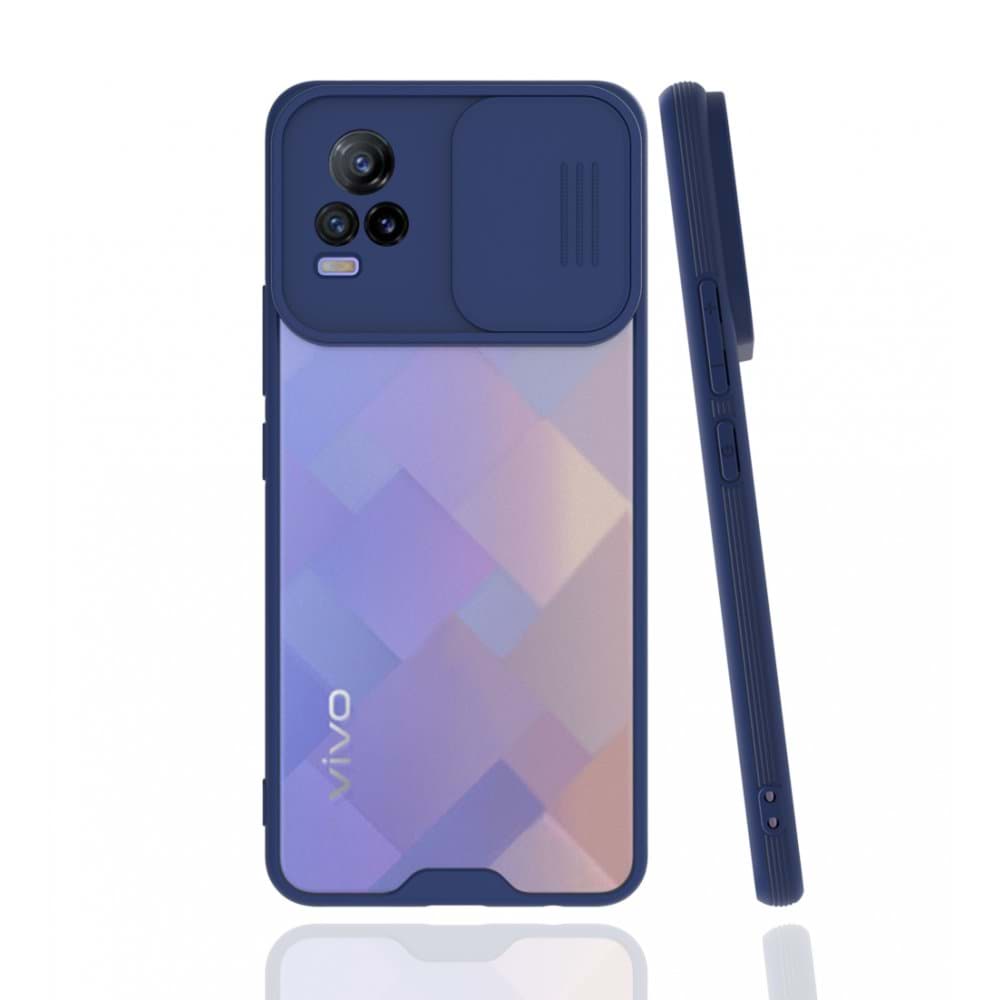 Vivo V21e Kılıf Platin Kamera Koruma Silikon resmi