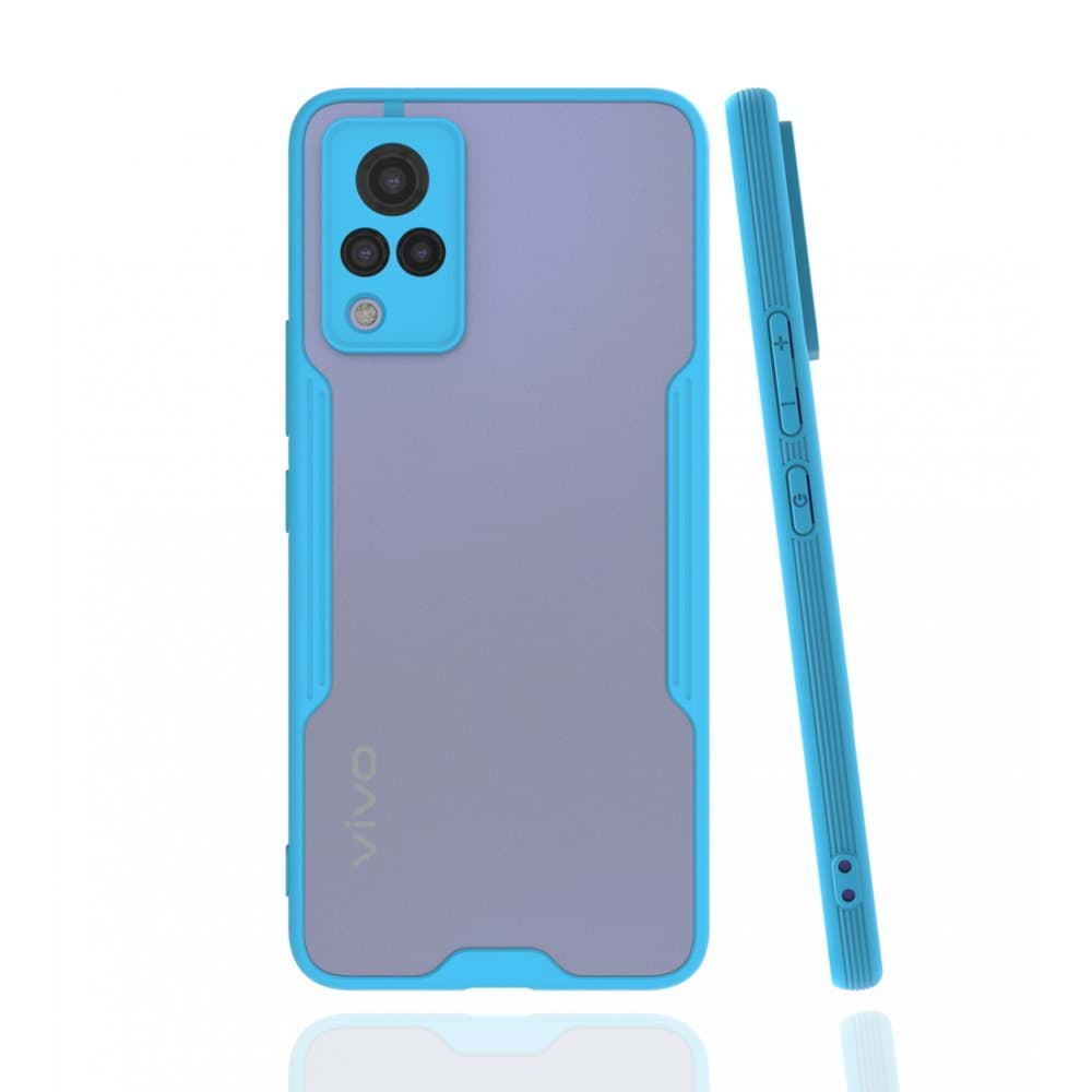 Vivo V21 Kılıf Platin Silikon resmi