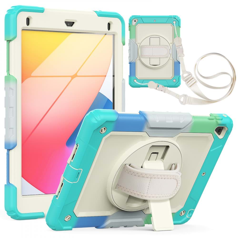 iPad 5 Air 9.7 Kılıf Tablet Rainbow Kapak resmi