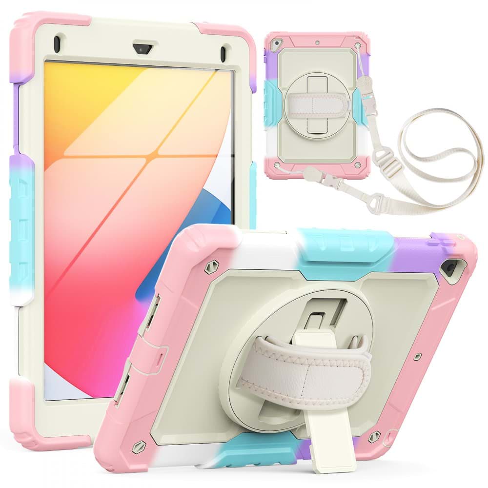 iPad Air 2 9.7 Kılıf Tablet Rainbow Kapak resmi