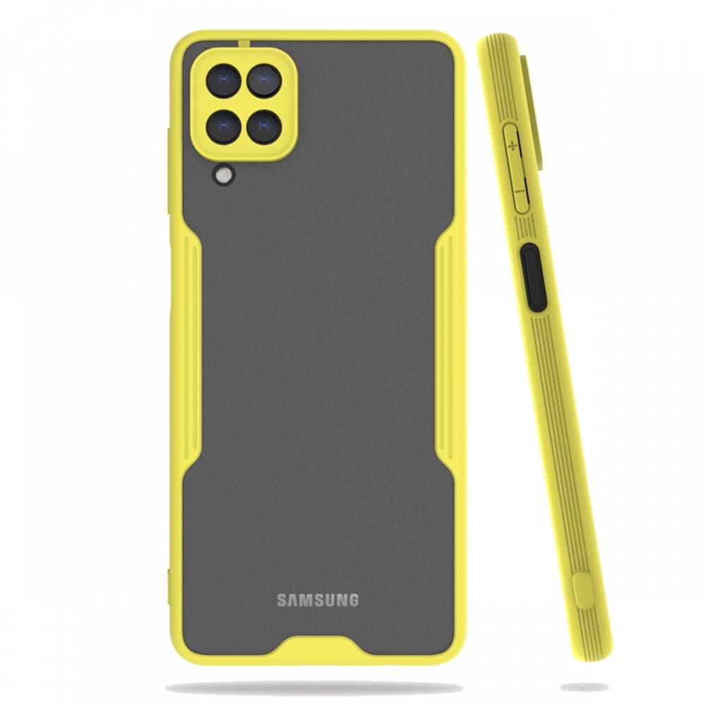 Samsung Galaxy M32 Kılıf Platin Silikon resmi