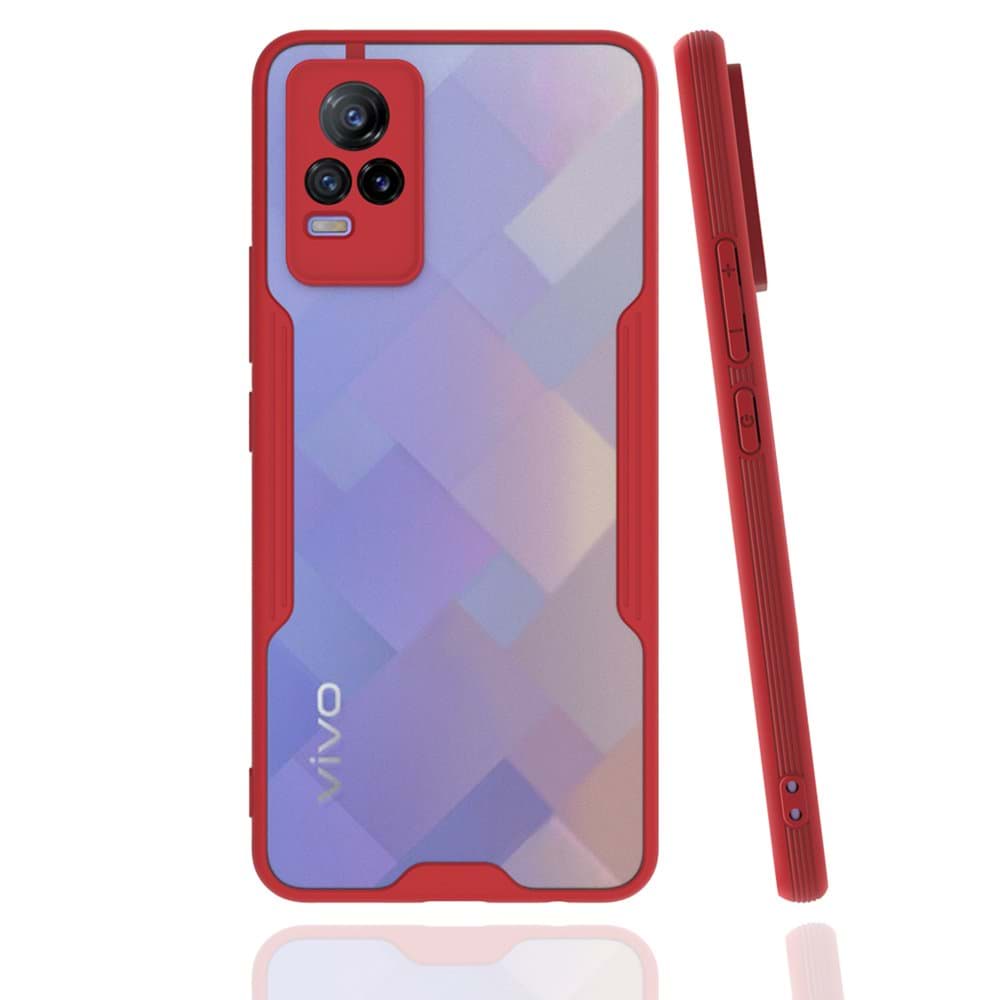 Vivo V21e Kılıf Platin Silikon resmi