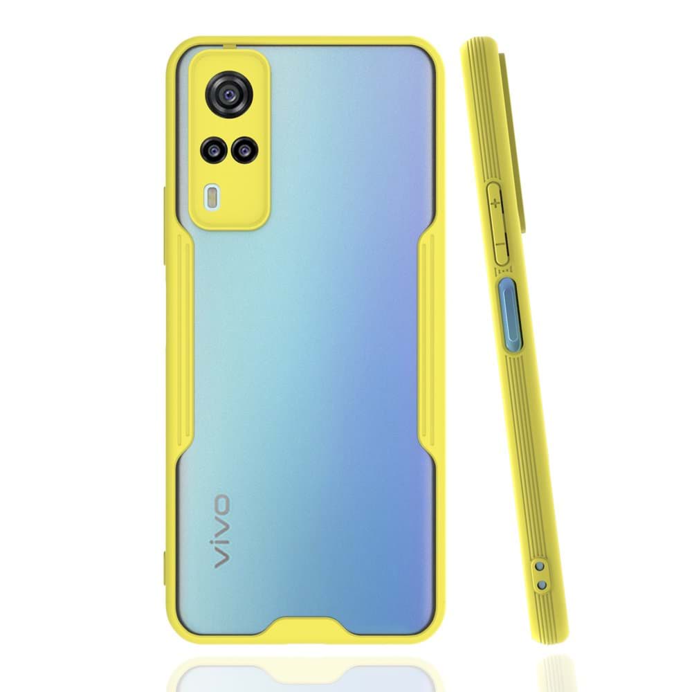 Vivo Y53S Kılıf Platin Silikon resmi