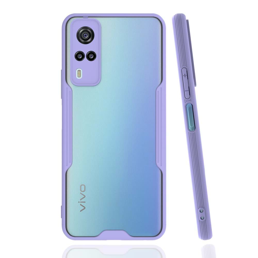 Vivo Y51A Kılıf Platin Silikon resmi