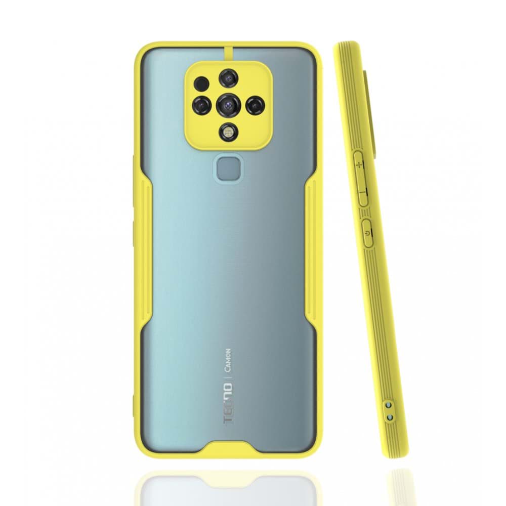 Tecno Camon 16 Kılıf Platin Silikon resmi