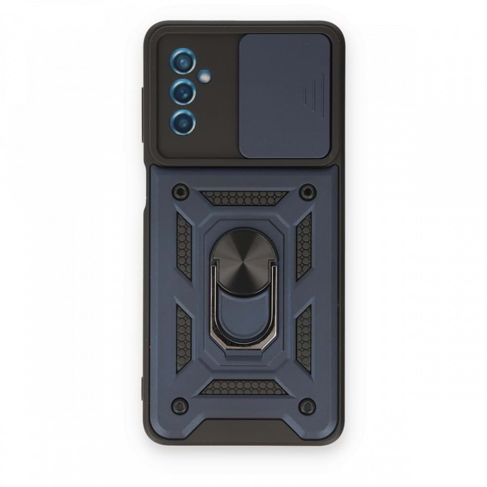 Samsung Galaxy M52 5G Kılıf Pars Lens Yüzüklü Silikon resmi