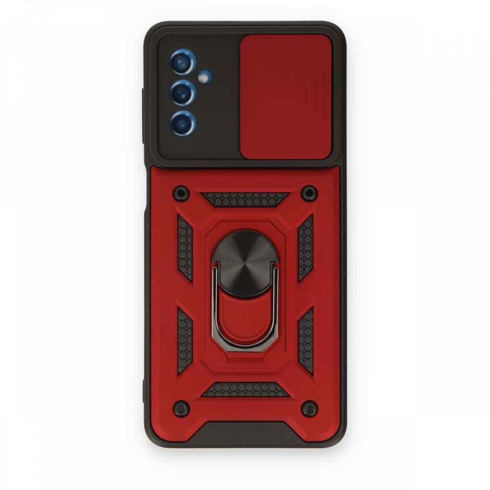 Samsung Galaxy M52 5G Kılıf Pars Lens Yüzüklü Silikon resmi