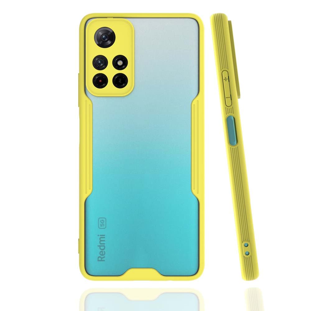 Xiaomi Redmi Note 11T Kılıf Platin Silikon resmi