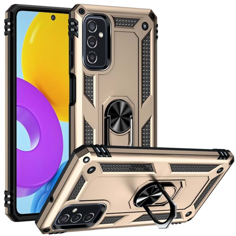 Samsung Galaxy M52 5G Kılıf Sofya Yüzüklü Silikon Kapak resmi