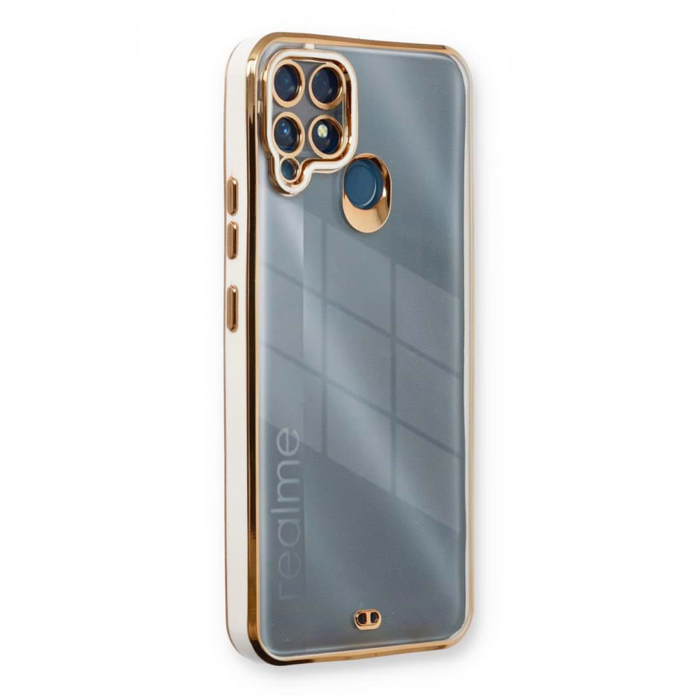 Realme C25s Kılıf Liva Lens Silikon resmi
