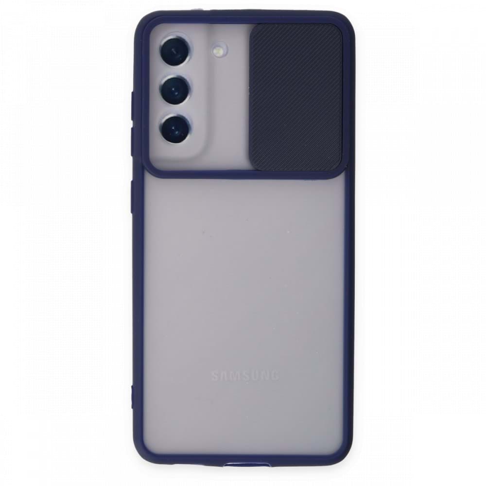 Samsung Galaxy S21 FE Kılıf Palm Buzlu Kamera Sürgülü Silikon resmi