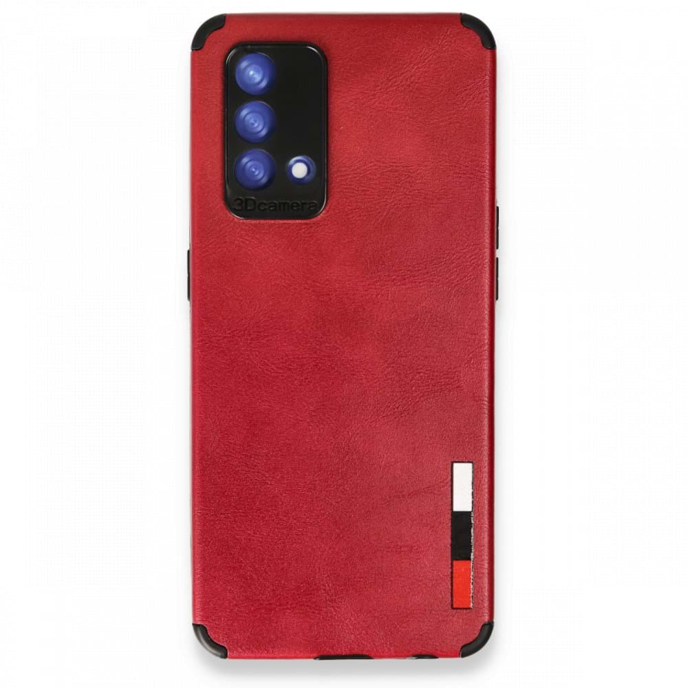 Oppo A74 4G Kılıf Loop Deri Silikon resmi