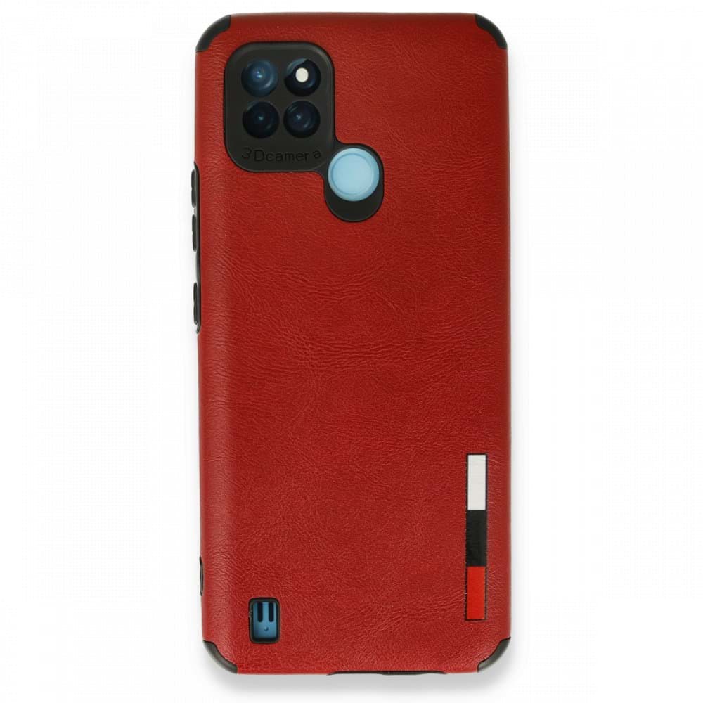 Realme C21Y Kılıf Loop Deri Silikon resmi