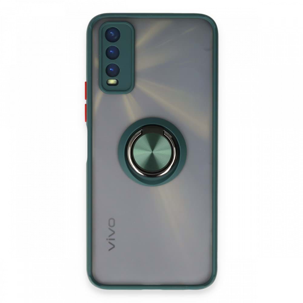 Vivo Y11S Kılıf Montreal Yüzüklü Silikon Kapak resmi