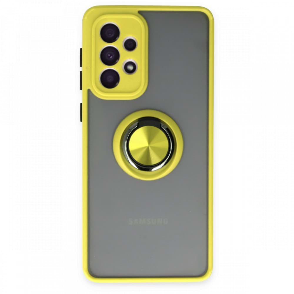 Samsung Galaxy A33 5G Kılıf Montreal Yüzüklü Silikon Kapak resmi