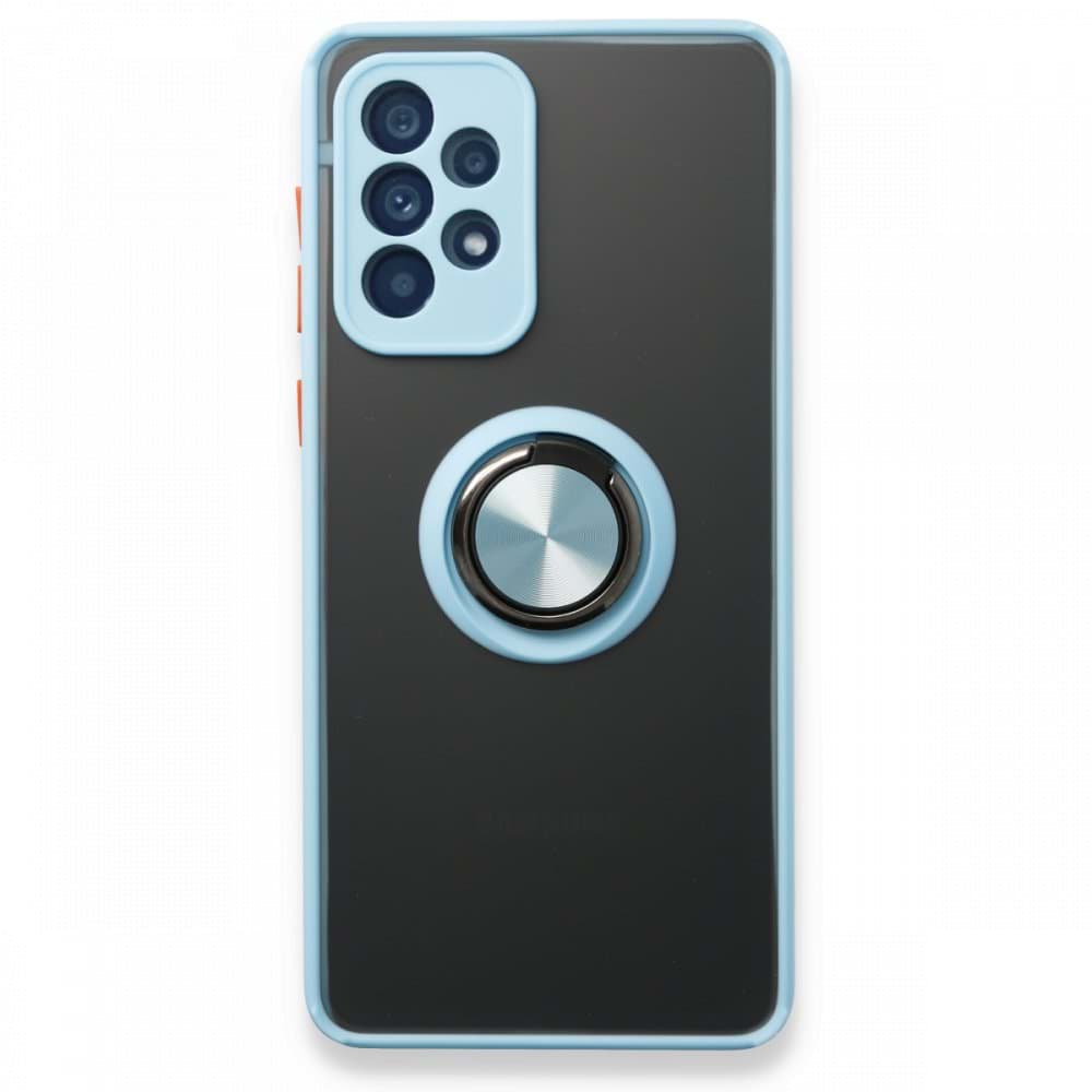 Samsung Galaxy A53 5G Kılıf Montreal Yüzüklü Silikon Kapak resmi