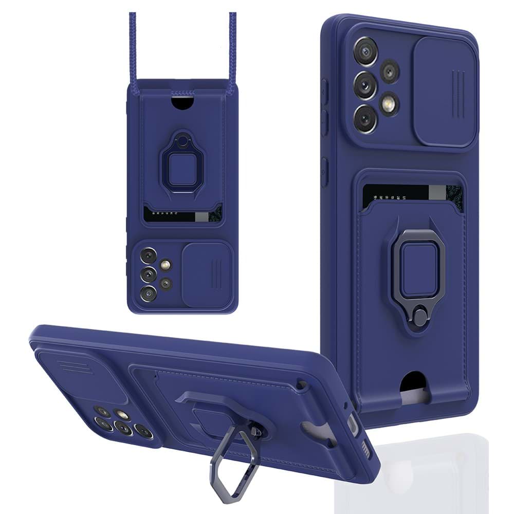 Samsung Galaxy A23 4G Kılıf Zuma Kartvizitli Yüzüklü Silikon resmi