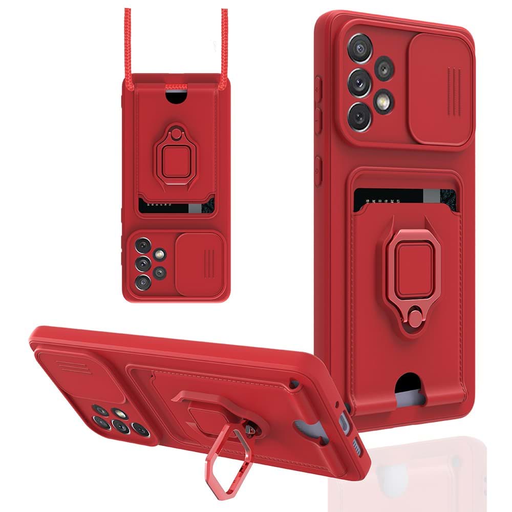 Samsung Galaxy A33 5G Kılıf Zuma Kartvizitli Yüzüklü Silikon resmi