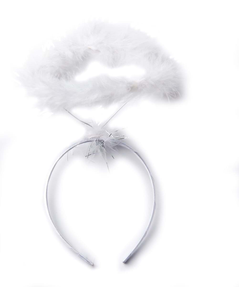 Beyaz Otrişli Tüylü Esnek Yapı Melek Haresi Melek Tacı resmi