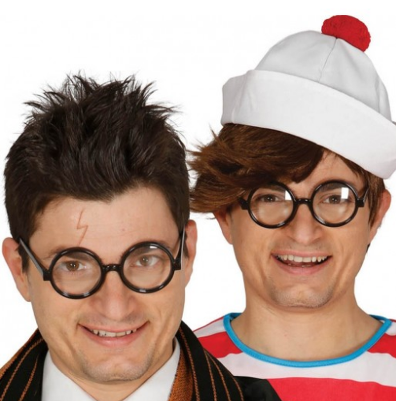 Siyah Çerçeveli Numarasız Camlı Öğrenci Şaka Gözlüğü 1 Adet resmi