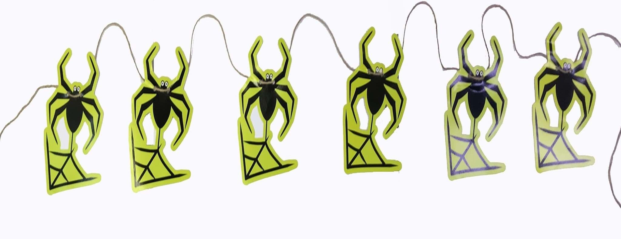 Örümcek Şekilli Asmalı Halloween Flama Banner Afiş 2 Metre resmi