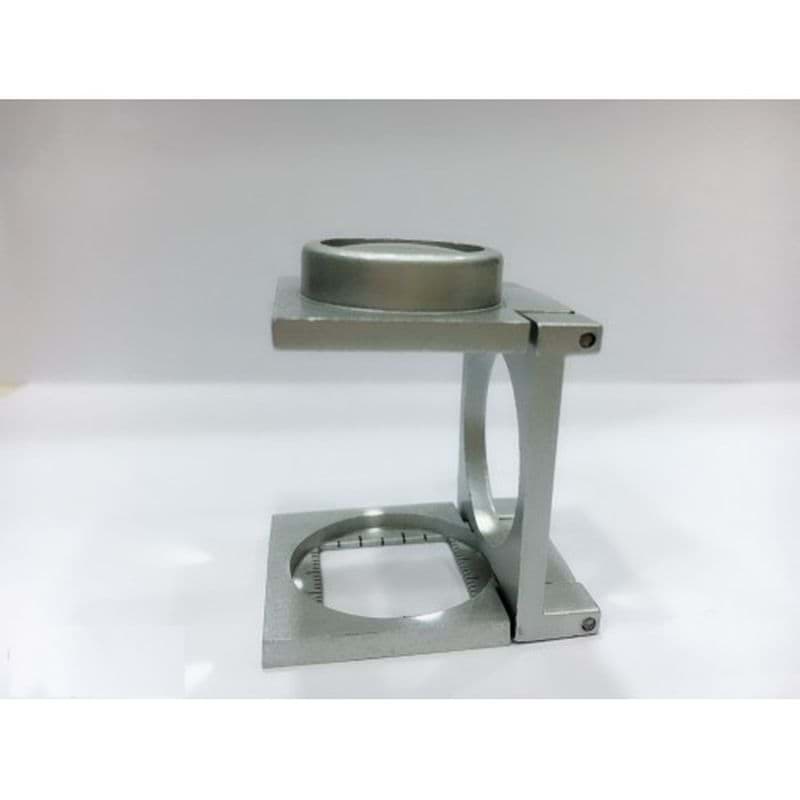 20 Mm Büyüteç Lup Dokumacı Büyüteci Full Çelik Katlanabilir Th9007A resmi