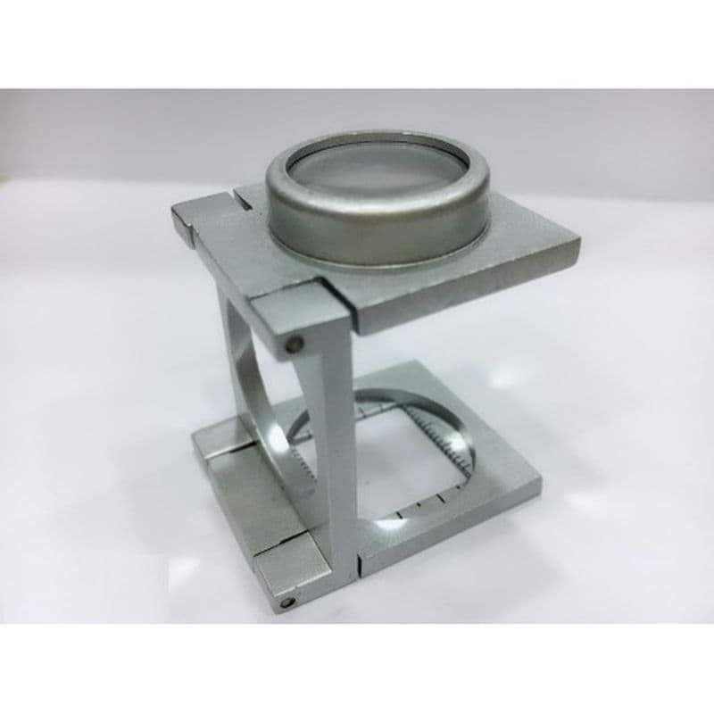 20 Mm Büyüteç Lup Dokumacı Büyüteci Full Çelik Katlanabilir Th9007A resmi