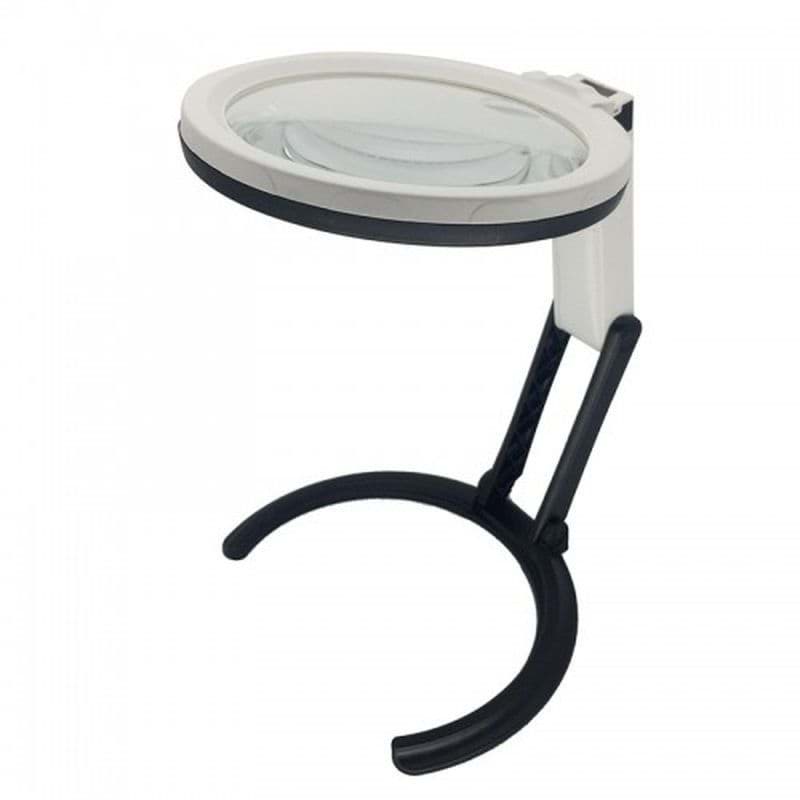 2X5X120Mm   10 Ledli  Masaüstü Büyüteç resmi