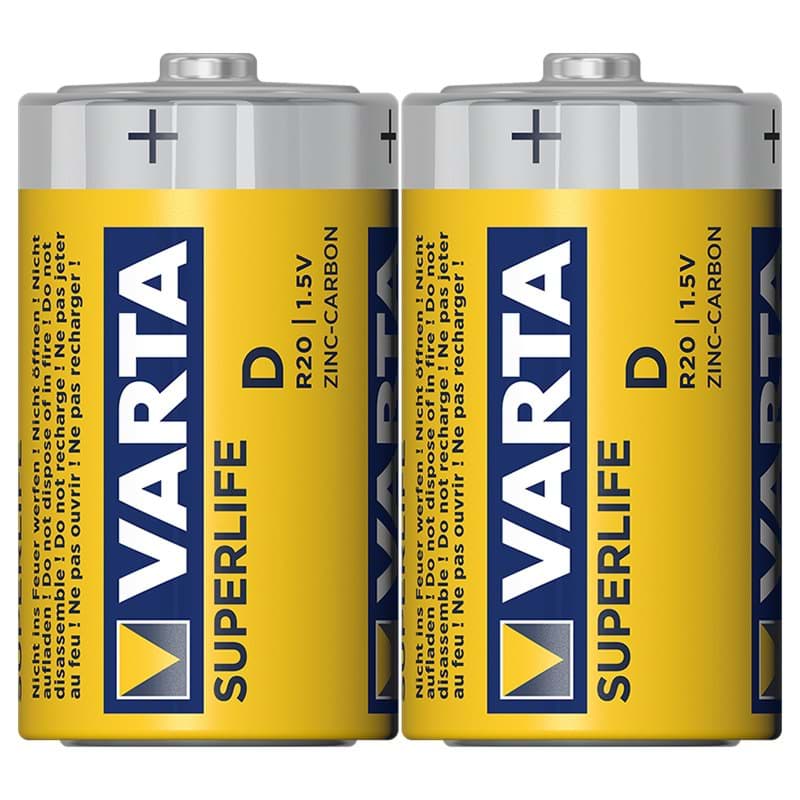 Varta Superlife Çinko Büyük D Boy Pil 24'lü Paket resmi