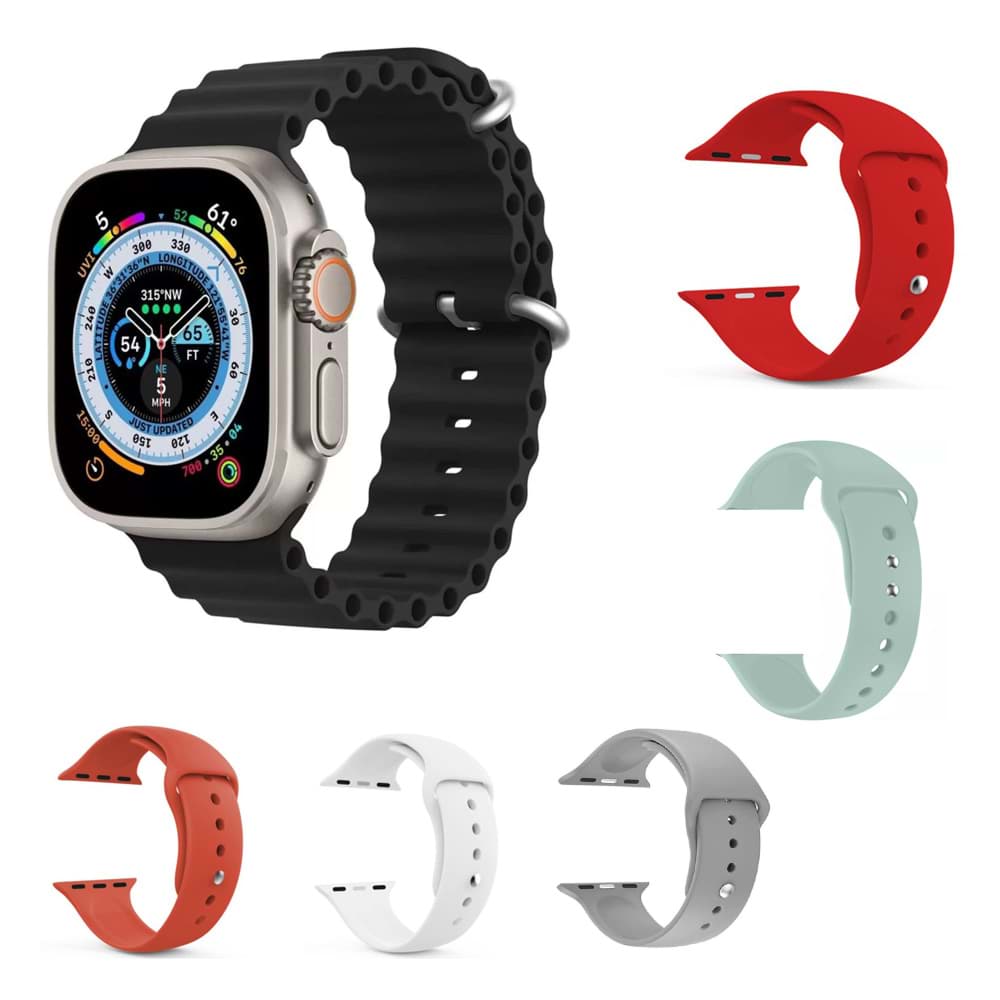 Wearfit Pro GS8+ Ultra Smart Watch 2.05 Inc Hd Ekran + 5 Slikon Kordon Hediyeli resmi