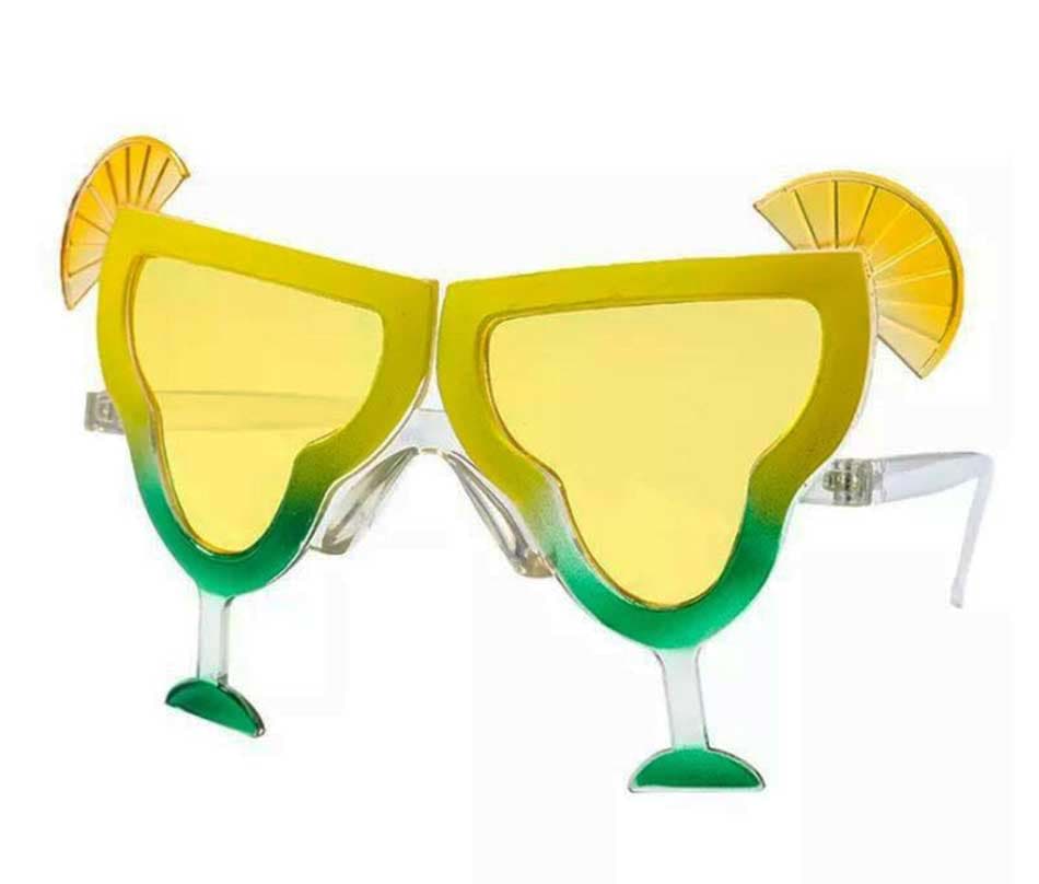 Margarita Parti Gözlüğü Sarı Renk 16x8 cm resmi