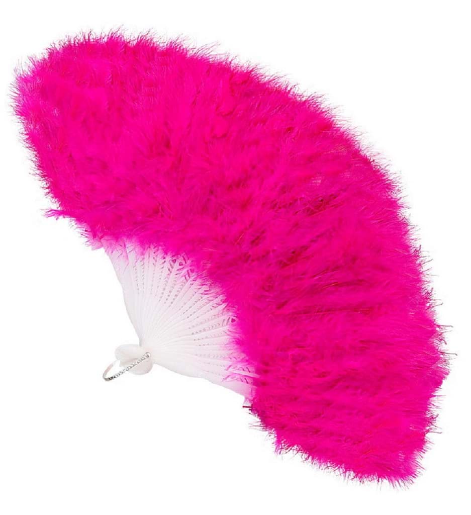 Fuşya Tüylü Yelpaze resmi