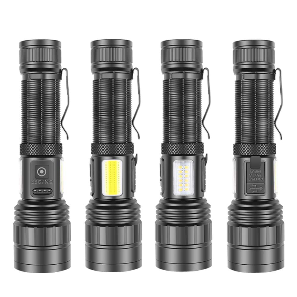 Picture of PeakStar Ps-6153 10000 Lümen Zoomlu Mıknatıslı TG Cob Led Powerbank Özellikli Profesyonel El Feneri